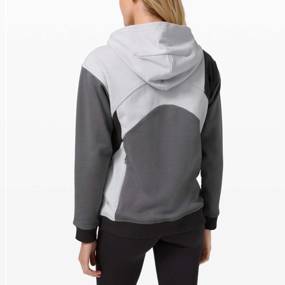 LULULEMON All Yours Hoodie Sweatshirt Starlight/Asphalt/Graphite Grey 6 - Picture 13 of 15